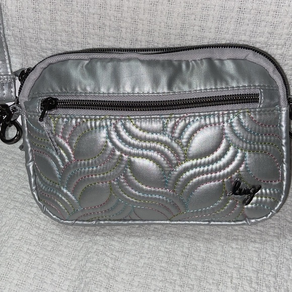 Nwt Lug Super Coupe Crossbody Pebble with Icepop Stitch - Picture 8 of 15